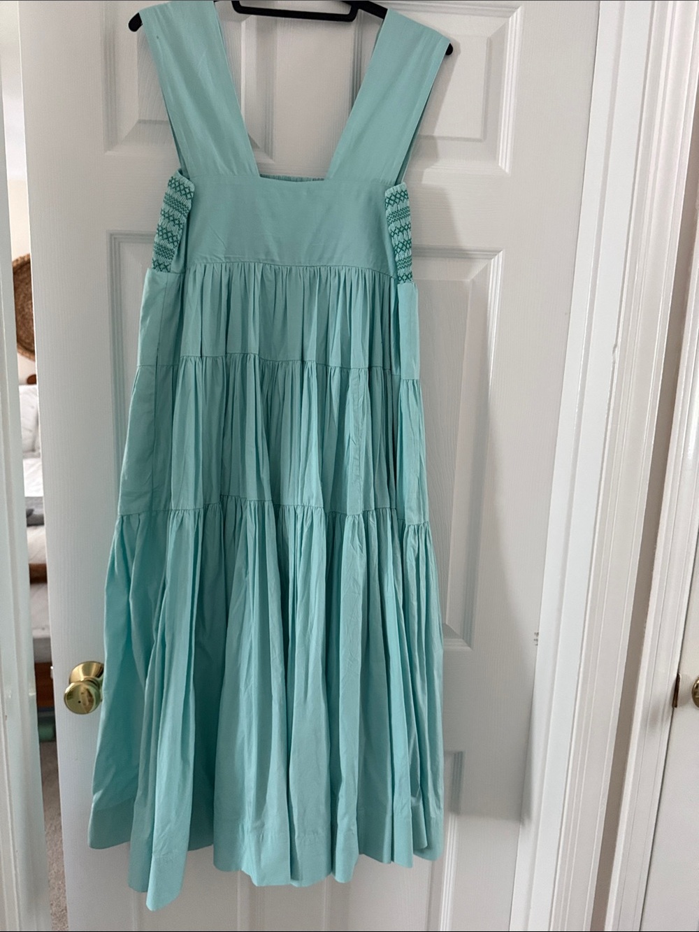 Anthropologie Aqua Lightweight Smocked Dress - Picture 6 of 7